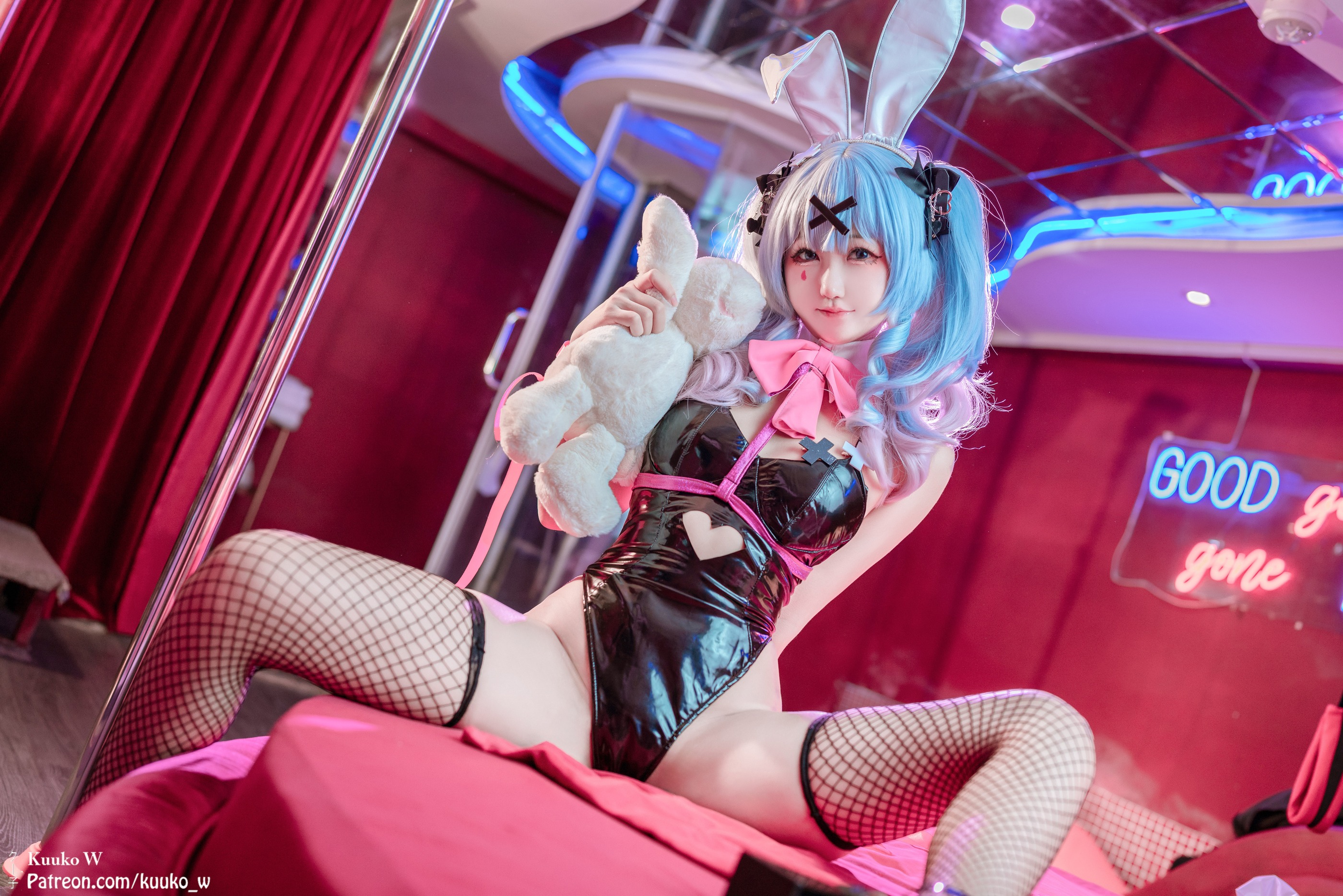 图片[1]-Kuuko W – NO.187 Miku Rabbit[33P]-XikXak